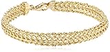 14k Yellow Gold Braided Rope Bracelet