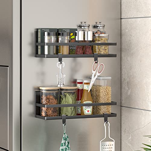 ALPHYSE Magnetic Spice Rack for Refrigerator, Inch Magnetic