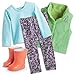 American Girl Z Yang Rainy Day Outfit for 18