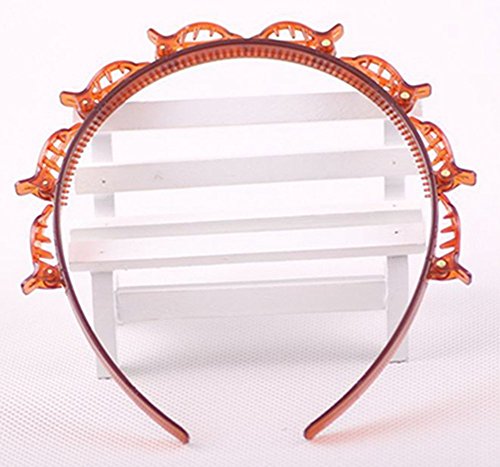 Lovef 2Pcs 2016 New Korean Hair Beauty Hair Styling Accessory Tools Bang Hair Clips Hair Barrette Hair Hoop Headband for Women Girls