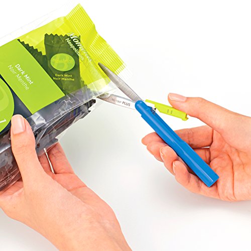 Plus Pen Style Compact Twiggy Scissors with Cover, White (34609) - Thumbnail 4