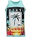 tees geek California Republic Stay Cali Men's Muscle Tee Tank Top - (Large) - Aqua