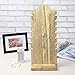 Mooca Wooden Freestanding Necklace Easel Display Stand Holder Multiple Necklace Bust, Oak