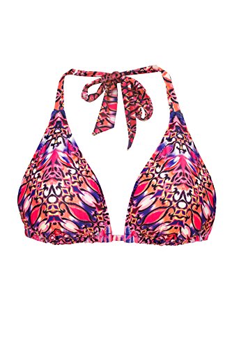 Becca by Rebecca Virtue Women's Cathedral Sliding Halter Bikini Top (D+ Cup)