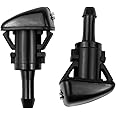 Direct Replacemnt Adjustable Windshield Washer Nozzle Mist Spray Type for 2002-2004 Oldsmobile Bravada, 2002-2009 GMC Envoy, 2002-2009 Chevrolet Trailblazer, Replace OE for 15878745