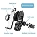 Car Holder, Marchpower Cellphone Car Mount, Universal Air Vent Car Mount Holder Cradle for iPhone SE 7 7 Plus 6s 6 Plus 6 5s 5 4s 4 Samsung Galaxy S6 S5 S4 LG Nexus Sony Nokia and More (Black)