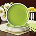 Rachael Ray Dinnerware Rise 4-Piece Stoneware Salad Plate Set, Green