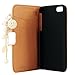 iPhone SE Case,iPhone 5S Case,iPhone 5 Case,3D Handmade Wallet Bling Crystal PU Leather with Love Heart Pendant Sparkle Diamond Flower Design Card Holder Flip Case Folio Cover By Mavis's Diary (White)