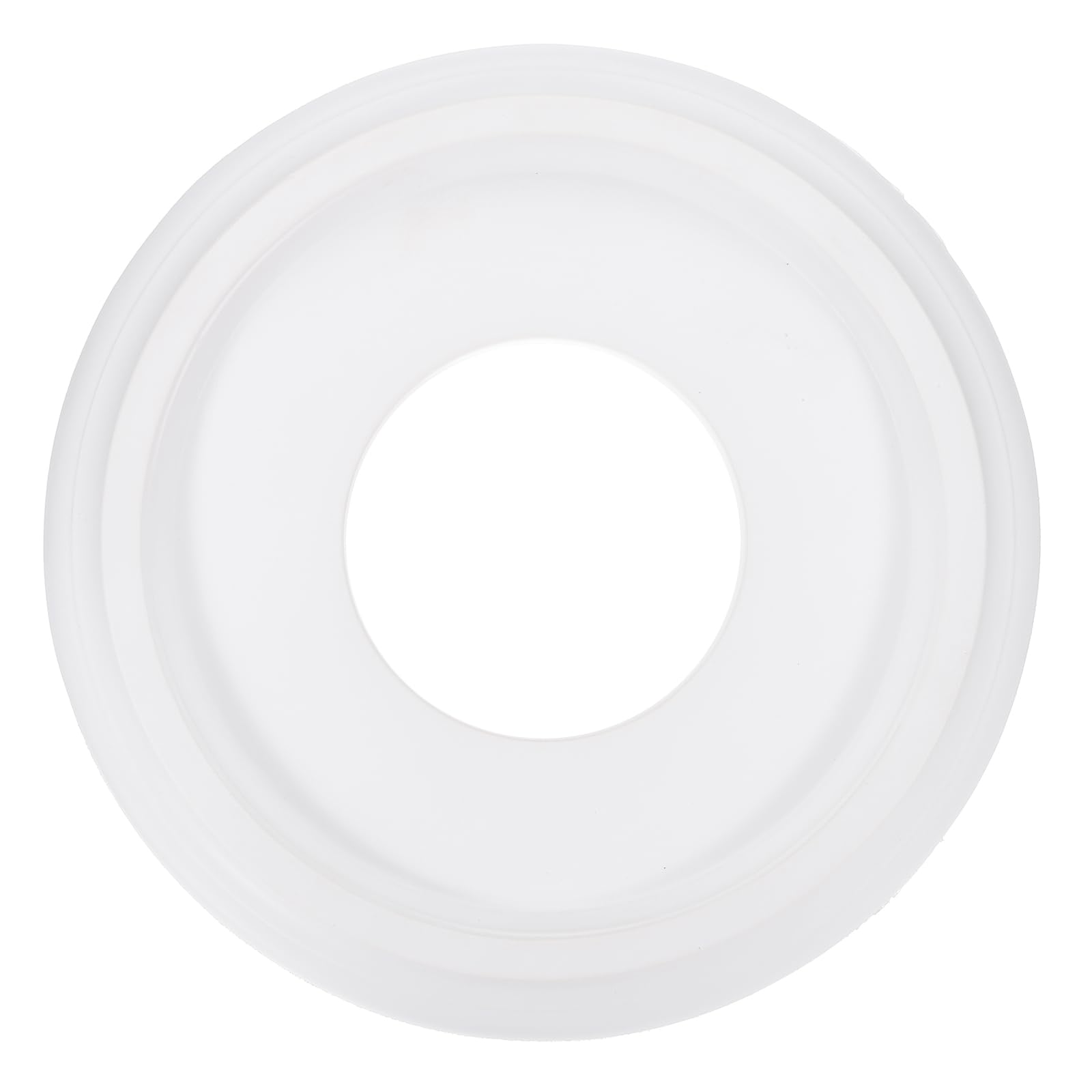 PATIKIL Ceiling Medallion, 10" OD x 4" ID PU Decorative Ceiling Light Medallion Chandelier Medallion Traditional Ceiling Light Cover Plate for Ceiling Light Fixtures Fans, White