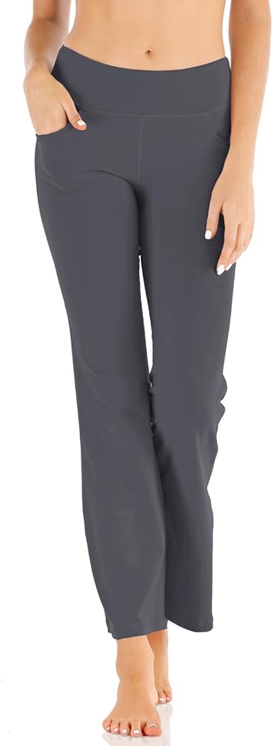 high waisted yoga dress pants