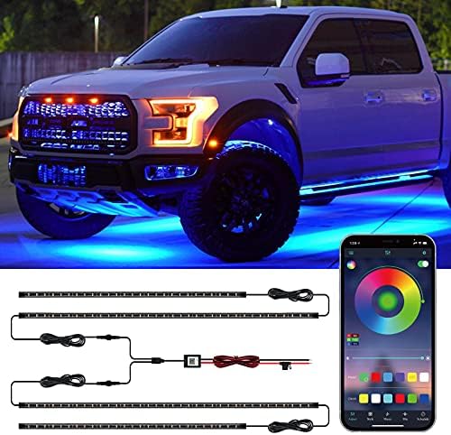 CT CAPETRONIX Exterior Car LED Light, RGB Car Underglow Lights with App Control, Sound Sensor, 16 Million Colors, Music & DIY Mode, 29 Preset Modes 2-Line Underglow for Cars, SUVs, Trucks, DC 12V CT CAPETRONIX Exterior Car LED Light, RGB Car Underglow Lights with App Control, Sound Sensor, 16 Million Colors, Music & DIY Mode, 29 Preset Modes 2-Line Underglow for Cars, SUVs, Trucks, DC 12V