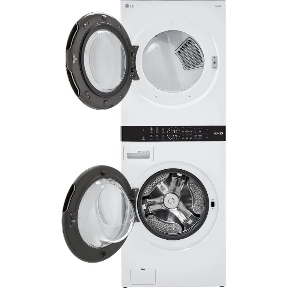 Single Unit Front Load LG WashTower? with Center Control? 4.5 cu. ft. Washer and 7.4 cu. ft. Electric Dryer