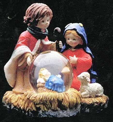 Christmas Nativity Mini Snow Globe Paper Weight Appox 4"H