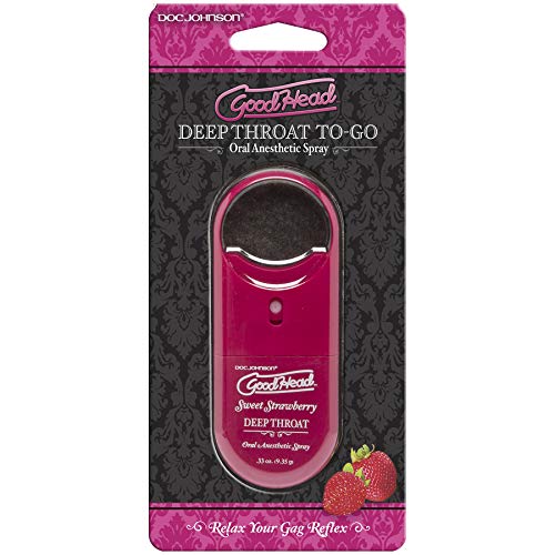 Doc Johnson Goodhead to Go Deep Throat Spray, Sweet Strawberry - //medicalbooks.filipinodoctors.org