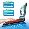 TECKNET Laptop Cooling Pad, Laptop Notebook Cooler Cooling Pad Stand with 2 Ultra Quiet Fans, Ergonomic Comfort Notebook…