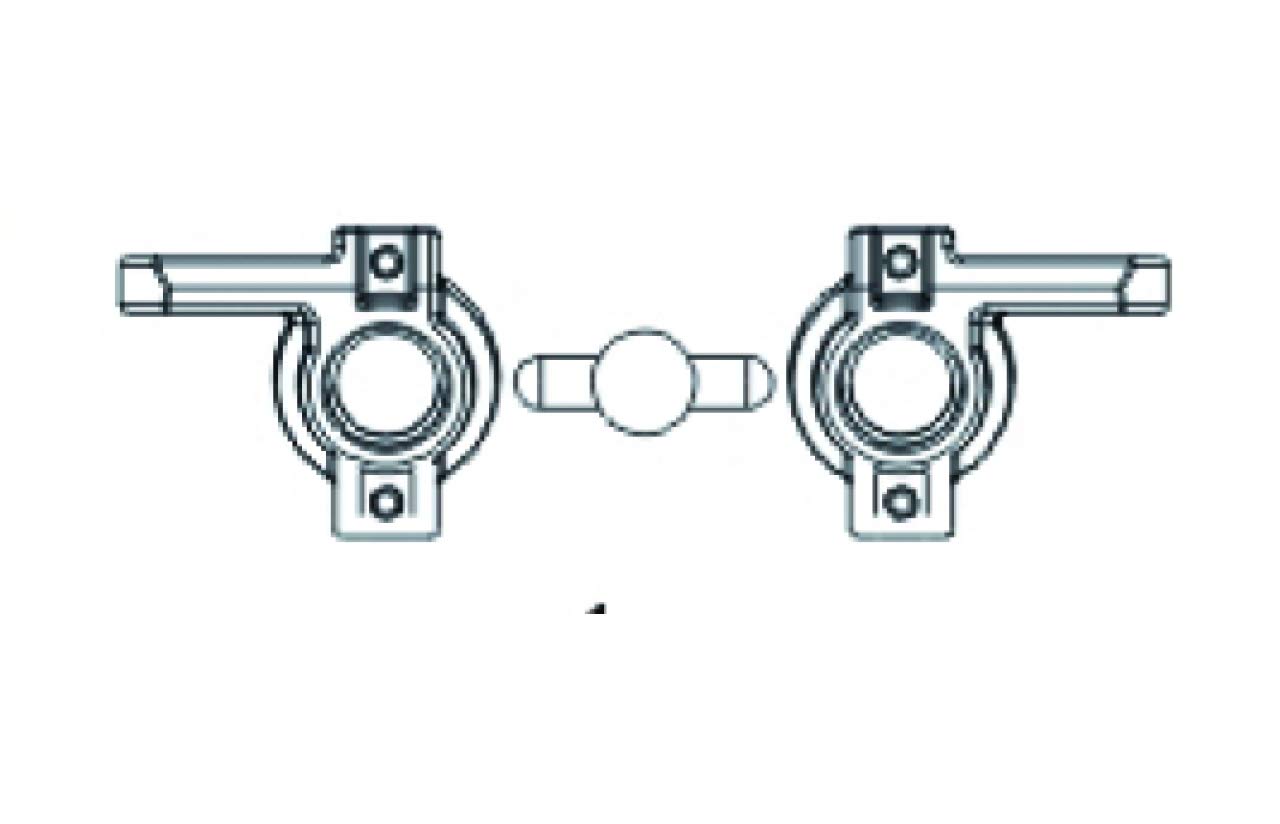 Jamara Jamara504257 Front Steering Axle for X3 Buggy