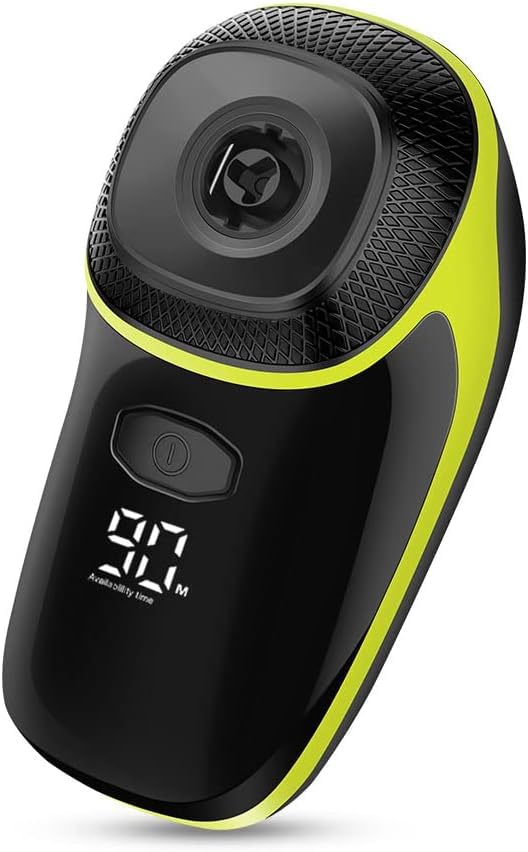 Telfun Waterproof Cordless Electric Razor for Men, Wet & Dry Shaver Main Unit with LED Display, Rechargeable Head Shaver for Smooth Bald Look