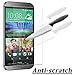 Nacodex® 9h Hardness Premium Tempered Glass Screen Protector Real Explosion-proof for HTC ONE Remix [Original✔][new in Retail Box✔] [0.3mm Thin✔][ Fast Shipping✔][ Hd✔] [ W/tracking No.] [ Package with Bubble Air Column]