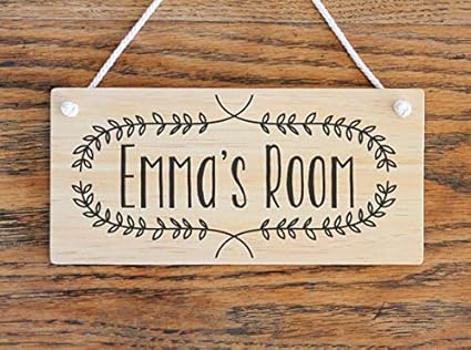 Amazon Com 123roywarner Kids Door Plaque Personalised