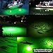 LED Fishing Green Light, Fishing Underwater Light Night Deep Waterproof Durable For Attracting Bait and Fish Steady On Outdoors Up To 1000 Feet Squid Lure Underwater Light 17cm/6.69in 2PCS
