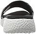 Skechers Cali Women's Burst - Elations Flat Sandal,Black/White,10 M US