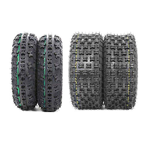 Set of 4 New Sport All-Terrain ATV UTV Tires 21x7-10 Front & 20x10-9 Rear Tubeless 4PR P348 - Thumbnail 6