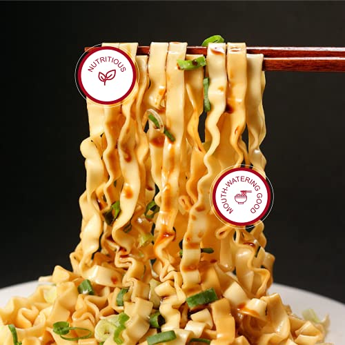 ASHA Healthy Ramen Noodles, Wide Hakka Style Noodles with Original