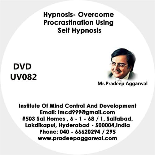Hypnosis- Overcome Procrastination Using Self Hypnosis, DVD