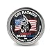Badass Beard Care Beard Balm - The Patriot Scent, 2 Ounce - All Natural Ingredients, Keeps Beard and Mustache Full, Soft and Healthy, Reduce Itchy and Flaky Skin, Promote Healthy Growth