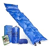 Man-Ape Ultralight Camping Self-Inflating Sleeping Pad W/ Built-In Pillow and BONUS: Ebook and Sleep Mask, Great for Family Camping Hiking Backpacking and Outdoor Activities, Waterproof Warm Compact