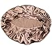 LITHER Women 100% Mulberry Silk Cap Sleeping Hat Head Cover Bonnet for Hair Beauty