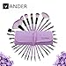 Vander Synthetic Kabuki Foundation Blending Makeup Brushes Kit with Bag - Purple