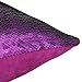 Play Tailor Sequin Pillow Cover Cushion Covers 16x16in Flip Sequins Decorative Throw Pillow Case, Navy Blue and Purple