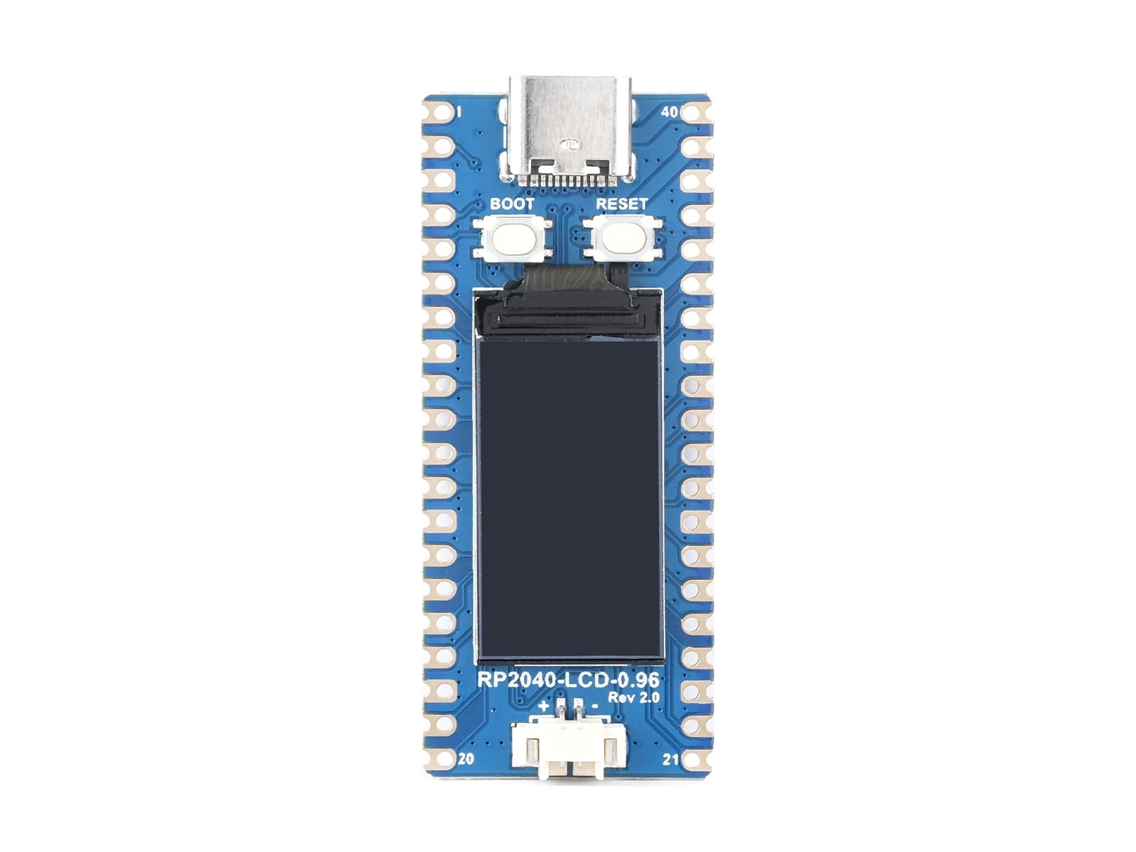 Waveshare Pico-like MCU Board Based on Raspberry Pi MCU RP2040 with 0.96inch IPS display LCD Support Most Raspberry Pi Pico Add-On Modules