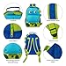 Class Collections Green Spotted Dinosaur Dimensional Animal Shape Water Resistant Preschool Backpack