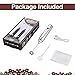 Zoocura【USB 3 SPEEDS MILK FROTHER】Rechargeable Electric Milk Frother with 2 Whisks, Handheld Foam Maker For Coffee, Latte, Cappuccino, Hot Chocolate, Durable Drink Mixer