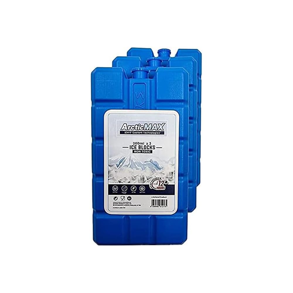 Ice Blocks 200ml x 3 – Coolant that Simply Stays Frozen for Longer – 12+ Hrs Chilled - BEVERAGES done RIGHT