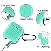 AirPods Case 7 In 1 Airpods Accessories Kits Protective Silicone Cover and Skin for Apple Airpods Charging Case with Airpods Ear Hook Airpods Staps/Airpods Clips/Skin/Tips/Keychain Green by Amasingthumb 4
