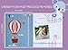 First Year Baby Memory Book. Keepsake Journal, Unisex Photo Album & Scrapbook + 12 Monthly Stickers for Boy & Girl. Perfect Shower Gift For New parents
