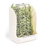 CalPalmy Hay Feeder/Rack - Ideal for Rabbit/ChinChilla/Guinea Pig - Keeps Grass Clean & Fresh/Non-Toxic, BPA Free Plastic/Minimizing Waste/Mess