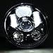 Wiipro 5-3/4 5.75 Daymaker LED Headlight for Motorcycles Harley Davidson Dyna Projector Driving Light Black