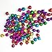 LaVieEnRose 100pcs 6mm For Christmas Copper Made Fashion Jingle Bell/ Small Bell/ Mini Bell for DIY Bracelet Anklets Necklace Knitting/ Jewelry Making Accessories (Random Color)