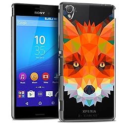 Sony Xperia M4 Aqua, Ultra Slim Polygon Animal Fox