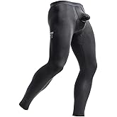 Ouruikia Men's Thermal Underwear Pants Modal Long Johns Tagless Lightweight Thermal Bottoms Separate Pouch