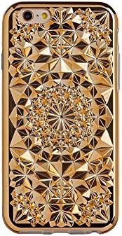 iPhone 6 6s Case, FELONY CASE - Kaleidoscope Case Protective Shock-Absorbing Stylish Geometric Two-Piece Screen Protective Case for iPhone 6 iPhone 6s (GOLD)