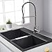 Kraus KPF-1612 Single Lever Pull Down Kitchen Faucet Chrome