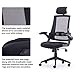 High Back Mesh Office Chair - Ergonomic Design of Computer Desk Chair with Lumbar and Neck Support Color Black
