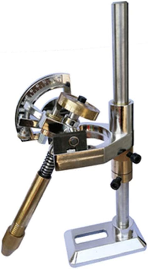 HONFAM Gem Faceting Machine Grinding Faceted Manipulator Angles with Angle Lock and Bearing Fixing 32 Index