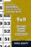 The 2018 Sudoku 9x9 Puzzle-A-Day Calendar Book: 2018 Sudoku puzzle book for 365 daily sudoku games. by 