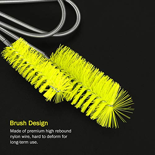 UEETEK Stainless Flexible Cleaning Brush Double Ended Canister Filter